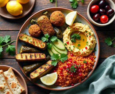 a veggy plate