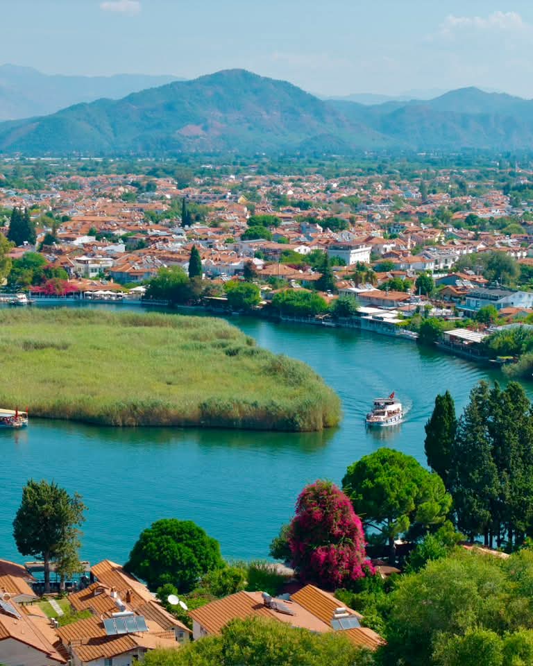 The road from Dalaman airport towards Dalyan
