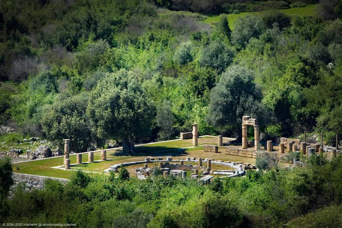 The theatre at Kaunos above the Dalyan delta